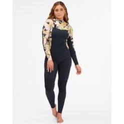 Combinaison Surf Femme Billabong Salty Dayz FrontZip 4/3mm -CRESSI || BEUCHAT || TAHE Soldes Magasin combinaison surf femme billabong salty dayz frontzip 43mm 4