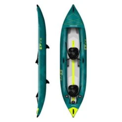 Kayak Gonflable Aquadesign EPYX 380 Bleu/Jaune 2 Places